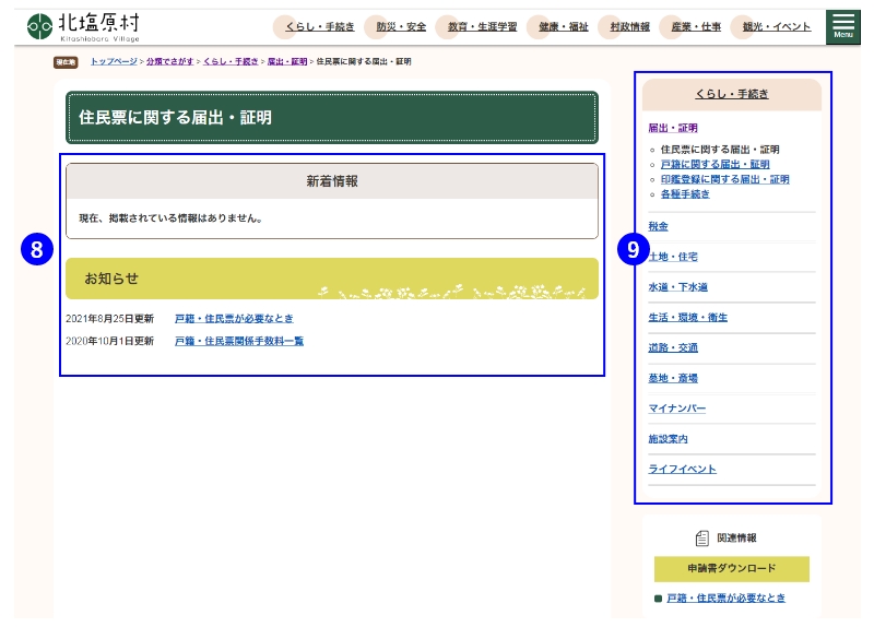 小分類ページのイメージ