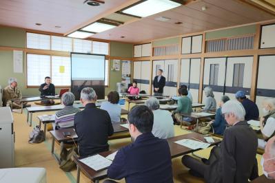 自然活用センターにて報告会