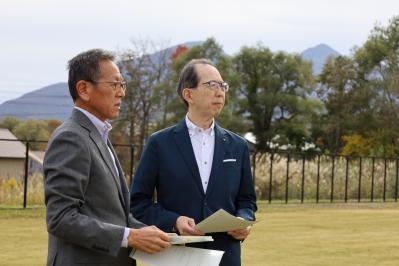 福島県知事と北塩原村村長