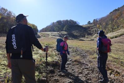 質問をしながら登山を進める