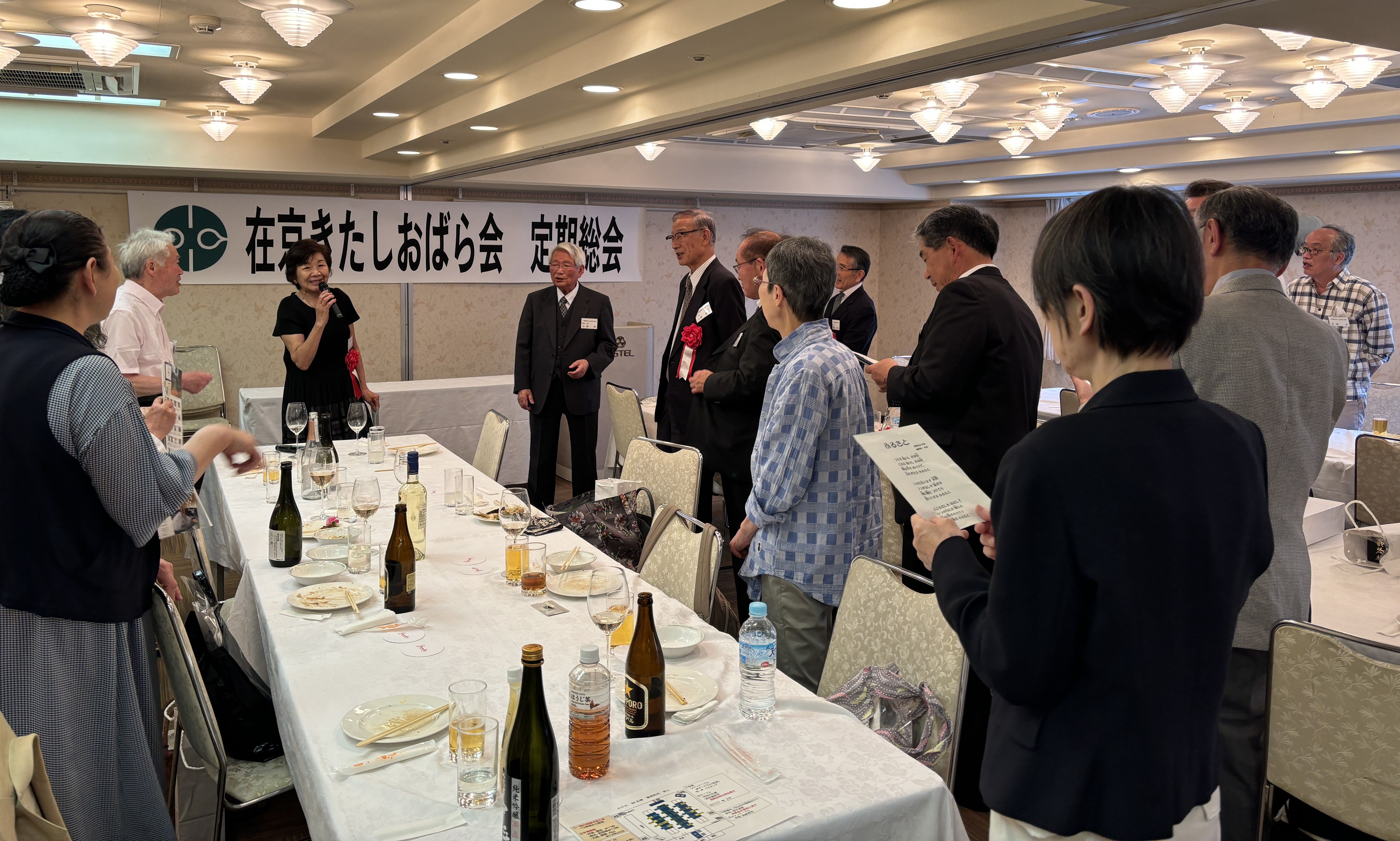 懇親会