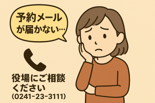 予約できたか不安