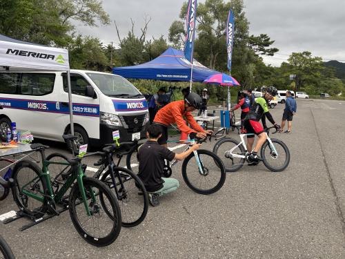自転車試乗